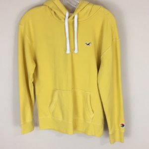 Hollister Co op In it for Everyone Yellow Hoodie Size XS